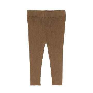 Baby Slim Rib leggings - camel - FUB